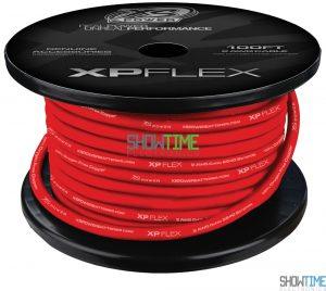 XS Power XPFLEX2RD-100 XP Flex 100′ Feet Red 2 AWG Gauge Car Audio Power Cable - Showtime Electronics
