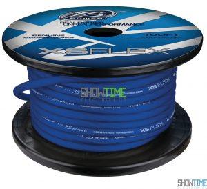 XS Power XSFLEX4BL-100 Flex TRUE OFC 100’Feet Blue 4 Gauge Car Audio Power Cable - Showtime Electronics
