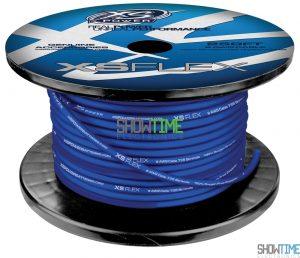 XS Power XSFLEX8BL-250 Flex TRUE OFC 250‚ÄôFeet Blue 8 Gauge Car Audio Power Cable - Showtime Electronics